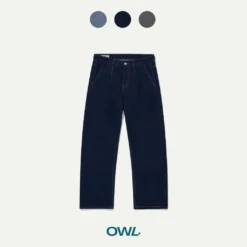 Quần jean Owlbrand Wide Pleated