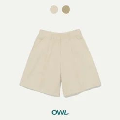 Quần short kaki nữ Owlbrand