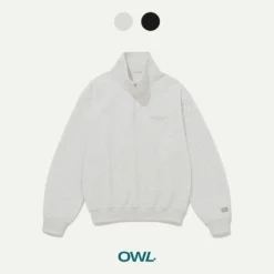 Áo sweater half-zip Owlbrand S - Line