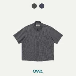 Áo sơ mi boxy Owlbrand Boxy KTS