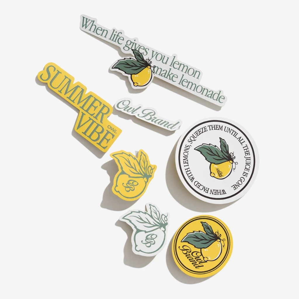 Sticker Lemon Owlbrand - Ảnh 2