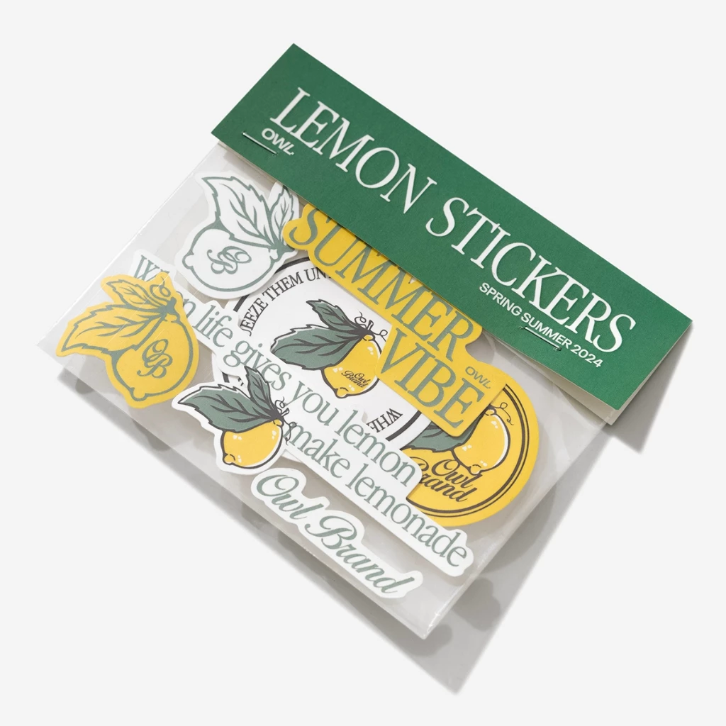 Sticker Lemon Owlbrand