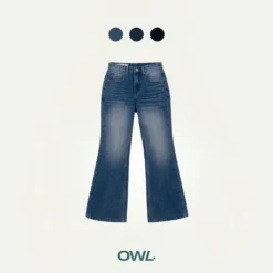 Quần jean nữ ống loe Owlbrand Basic Flare Jeans